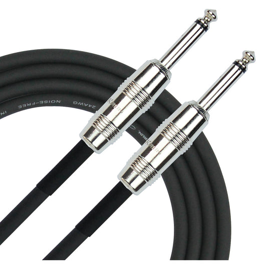 KIRLIN 6' INSTRUMENT CABLE - BLACK