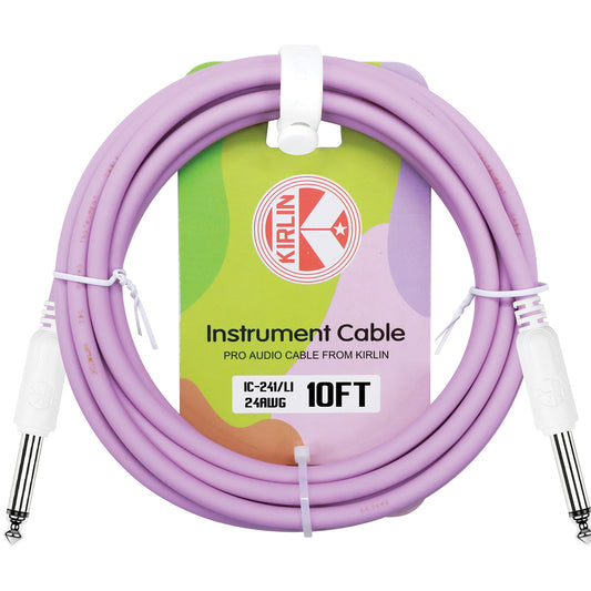 KIRLIN 10FT INSTRUMENT CABLE - PURPLE