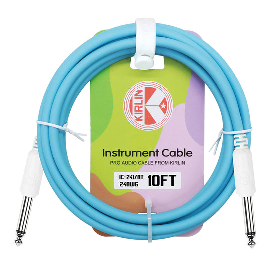 KIRLIN 10FT INSTRUMENT CABLE - BLUE