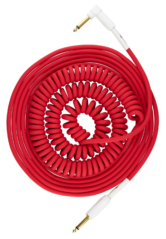 PIG HOG HALF COIL 30FT CABLE - CANDY APPLE RED