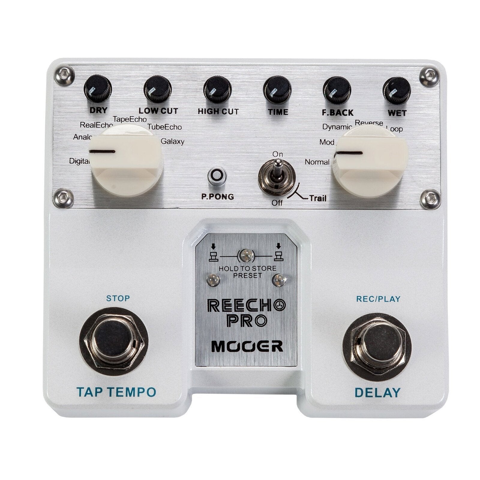 MOOER REECH PRO DELAY TWIN PEDAL