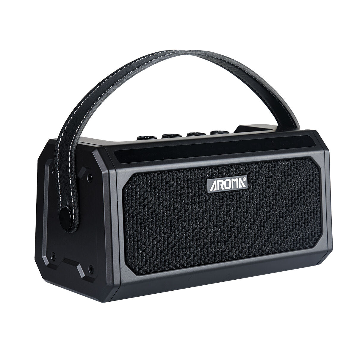 AROMA TG-08 PORTABLE 10W ELECTRIC GUITAR AMP - METAL BLACK 