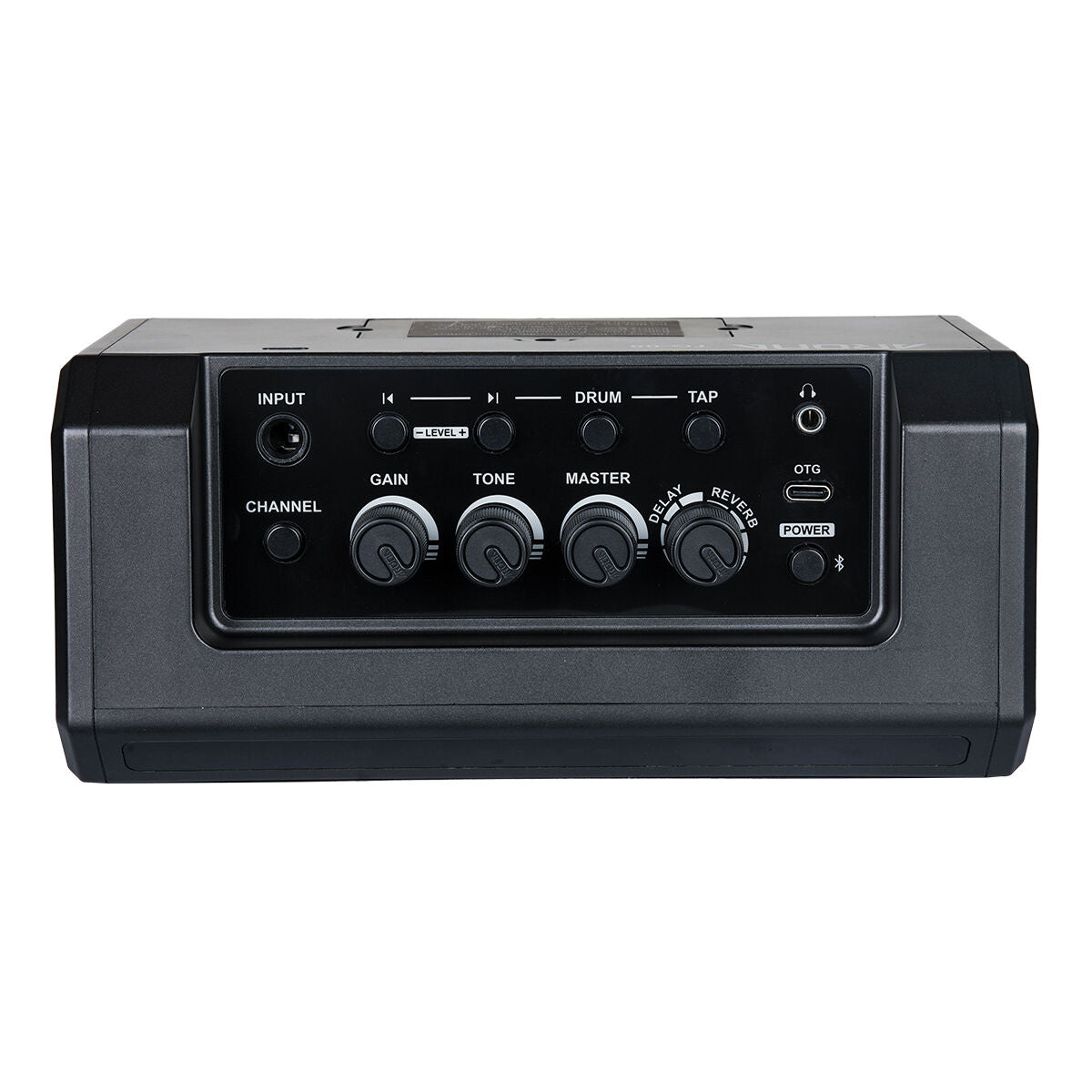AROMA TG-08 PORTABLE 10W ELECTRIC GUITAR AMP - METAL BLACK 