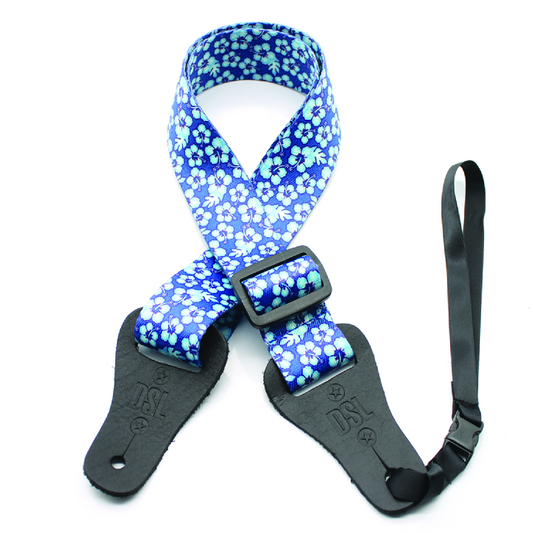 DSL 38UKPOLY-HIB-BLUE UKE STRAP