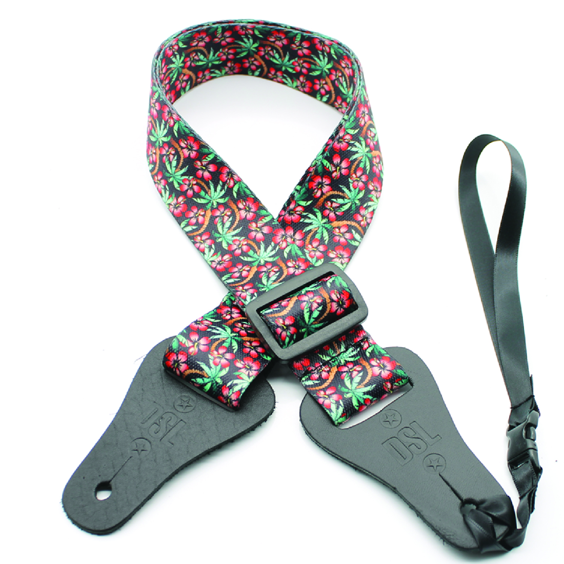 DSL 38UKPOLY-HIB-RED UKE STRAP