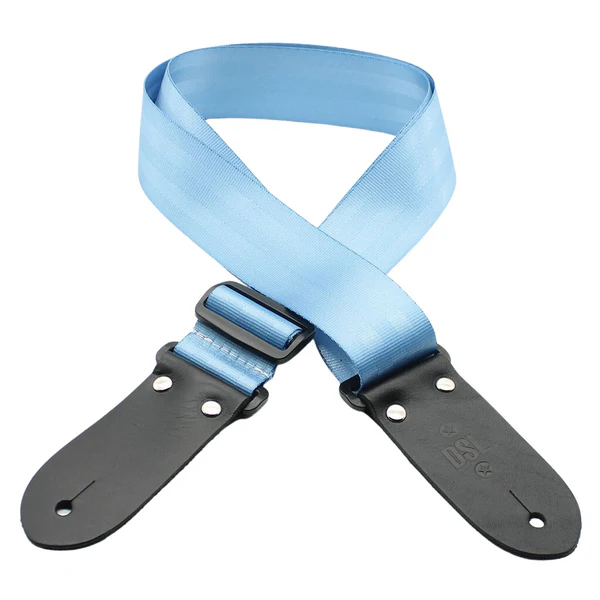 DSL SB20-LIGHT BLUE GUITAR STRAP 2"