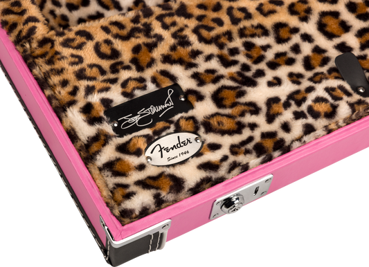 FENDER JOE STRUMMER STRAT/TELE GUITAR CASE (PINK/LEOPARD)