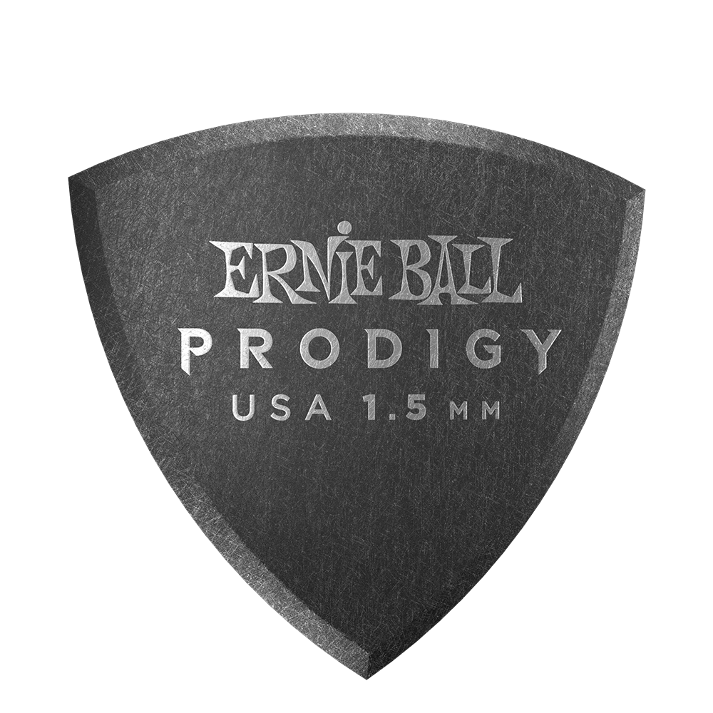 ERNIE BALL PRODIGY 1.5MM SHIELD PICK 6 PK - BLACK