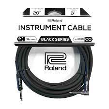 ROLAND RIC-B20A BLACK SEIRES 20' RIGHT ANGLE INSTRUMENT CABLE 