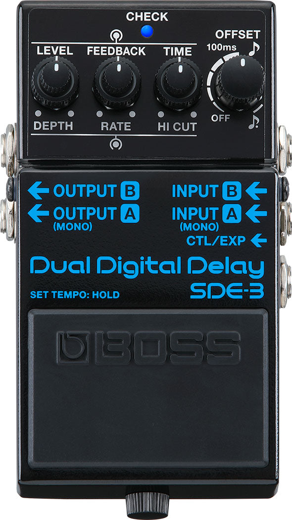 BOSS SDE-3 DUAL DIGITAL DELAY PEDAL