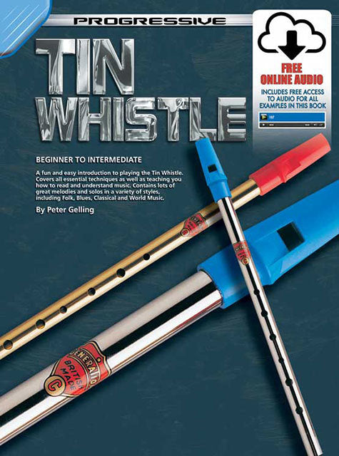 PROGRESSIVE TIN WHISTLE BK/CD