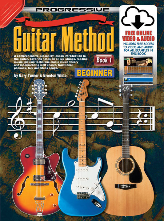 PROGRESSIVE GUITAR METHOD BEGINNER - BK1