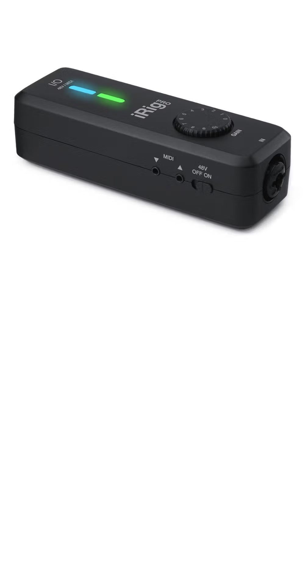 IRIG PRO I/O AUDIO/MIDI INTERFACE SUIT IOS
