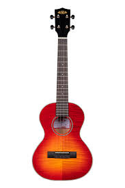 KALA KA-FMTB-T FLAME MAPLE TENOR UKE - TOBACCO BURST