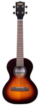 KALA KA-FMTB-T FLAME MAPLE CONCERT UKE - TOBACCO BURST 