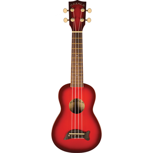MAKALA DOLPHIN UKULELE - RED BURST