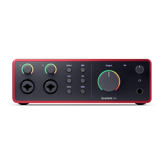 FOCUSRITE SCARLETT GEN4 4I4 USB-C INTERFACE