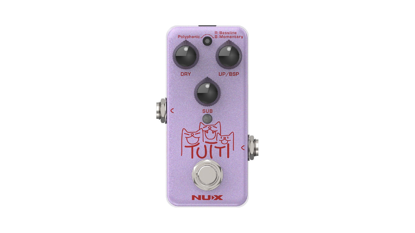 NUX TUTTI POLYPHONIC OCTAVE MINI FX PEDAL