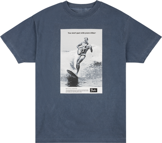FENDER VINTAGE AD SURFER TEE - LARGE