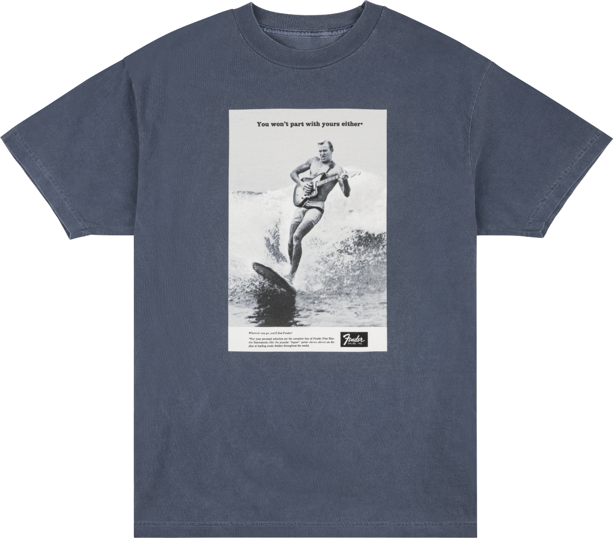 FENDER VINTAGE AD SURFER TEE - X-LARGE