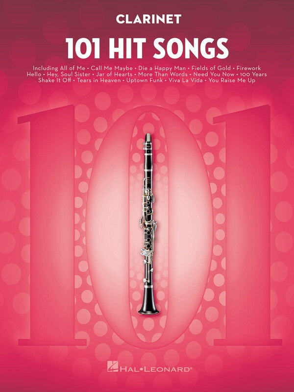 101 HIT SONGS FOR CLARINET