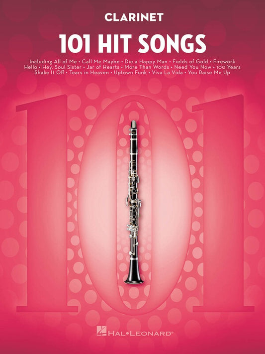 101 HIT SONGS FOR CLARINET