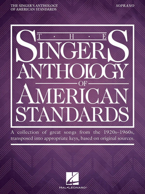 SINGERS ANTHOLOGY USA STANDARDS-SOP