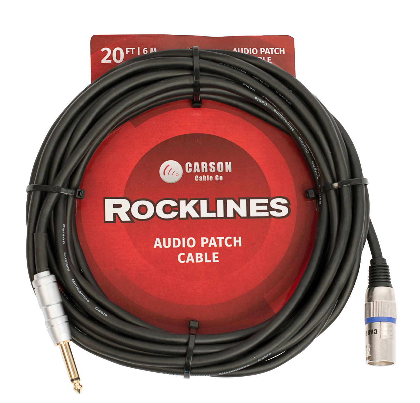 ROCKLINES 20' XLR (M) TO JACK CABLE