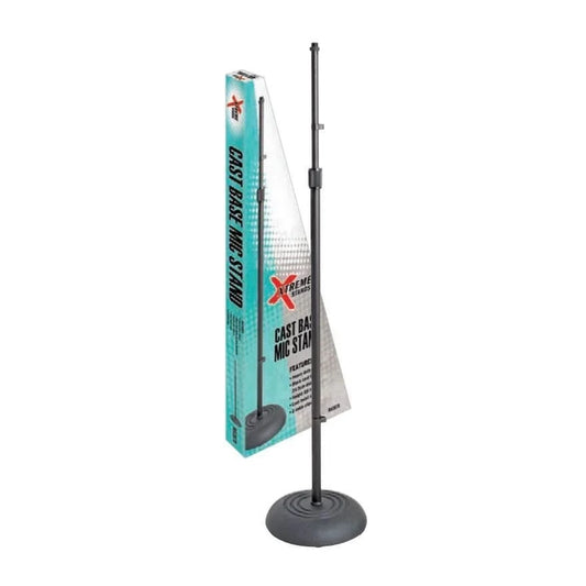 XTREME CAST BASE MIC STRAIGHT STAND BLK