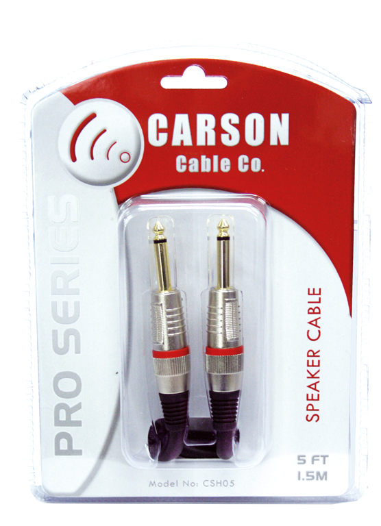 CARSON PRO 5' SPEAKER J/J CABLE