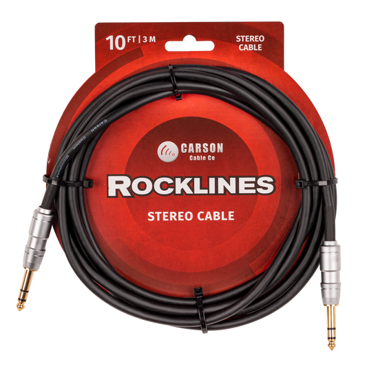 ROCKLINES 10' STEREO JACK/JACK CABLE