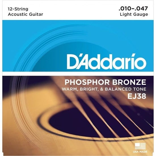 D'ADDARIO EJ38 12 STRING 10-47