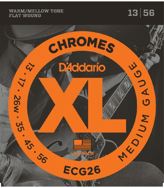 D'ADDARIO ECG26 ELEC CHROMES 13-56