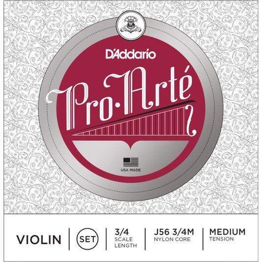 D'ADDARIO J56 3/4 PRO-ARTE VIOLIN SET