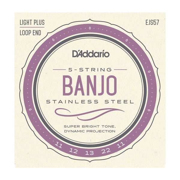 D'ADDARIO EJS57 5 STRING BANJO SET-11-22