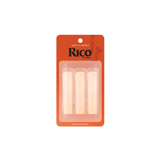 RICO BASS CLARINET 3PK - 2 /12