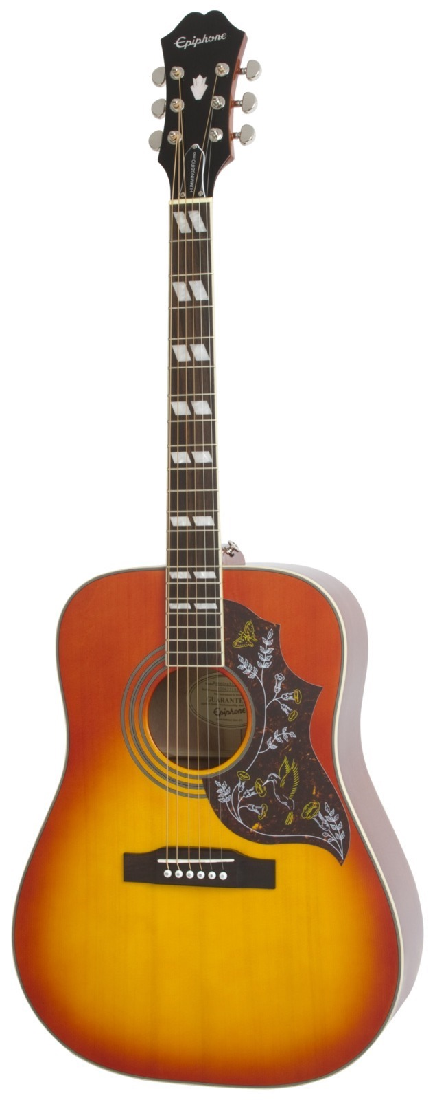 EPIPHONE HUMMINGBIRD ACOUSTIC/ELECTRIC - AGED CHERRY SUNBURST