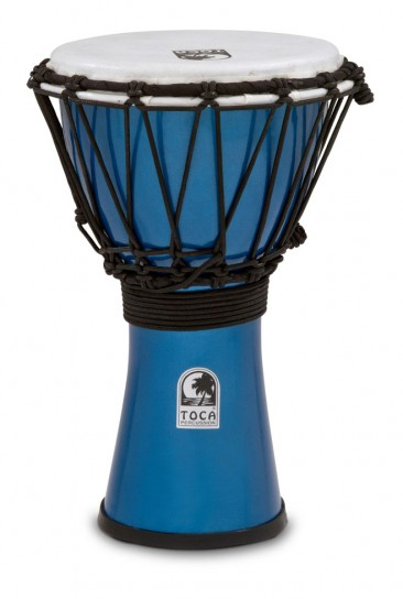 TOCA 7 COLOUR DJEMBE - METALLIC BLUE