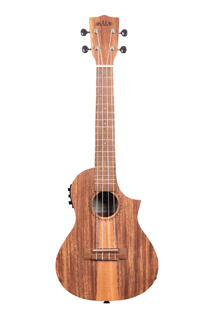 KALA KA-TK-C-CE TEAK TRI-TOP ACOUSTIC/ELECTRIC UKULELE - CONCERT