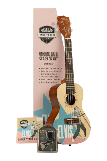 KALA LTP-ELVIS ROCKABILLY CONCERT UKULELE PACK