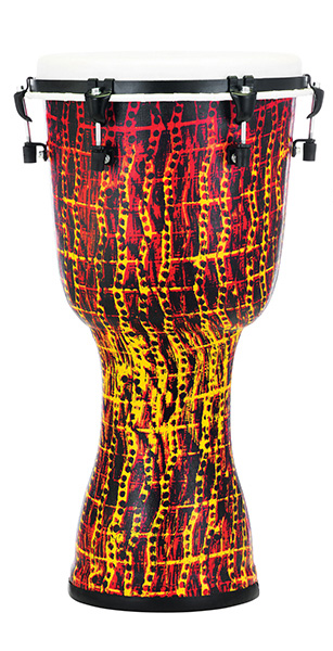 PEARL 12" TUNEABLE DJEMBE - TRIBAL FIRE