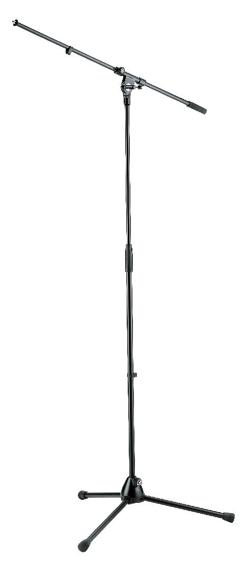 K & M 210/2B BOOM MIC STAND BLACK