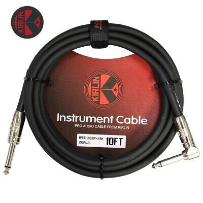 KIRLIN 10FT RA-STRAIGHT 10FT GTR CABLE