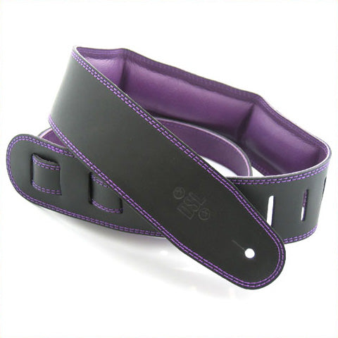 DSL GEG25-15-9 PADDED 2.5 BLACK/PURPLE STRAP