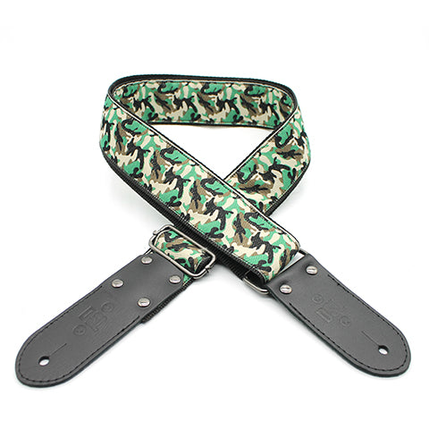 DSL JAC20 - CAMO-GREEN GUITAR STRAP