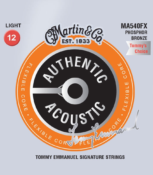 MARTIN FX 12-54 PHOS BRONZE FLEXCORE TOMMY EMMANUEL SET