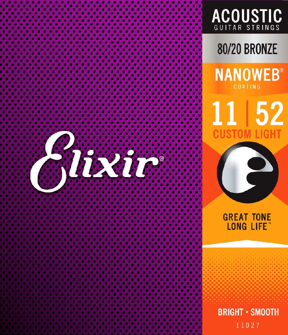 ELIXIR NANOWEB ACOUSTIC 80/20 11-52