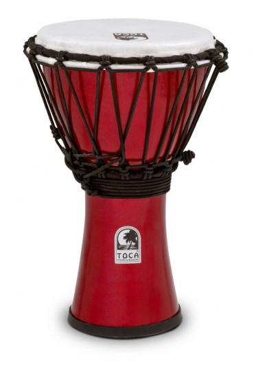 TOCA 7 COLOUR DJEMBE - METALLIC RED