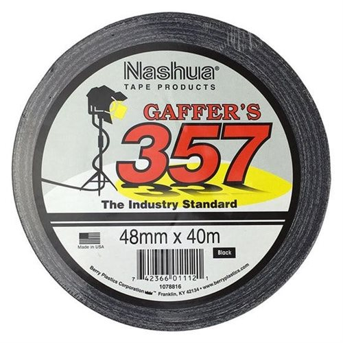 NASHUA 357 GAFFER TAPE - BLACK