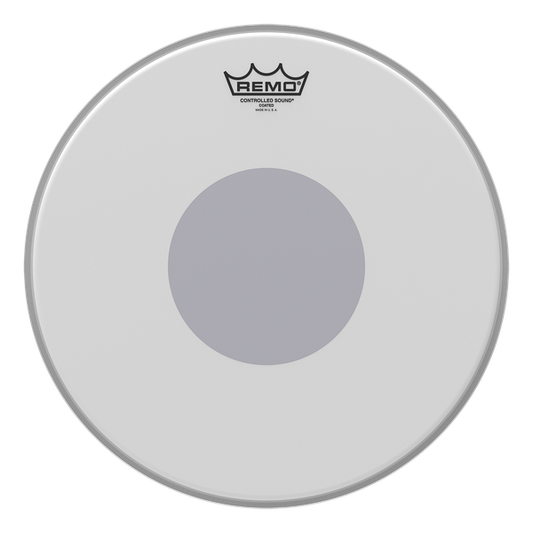 REMO CONTROLLED SOUND 14" - COATED BLACK DOT